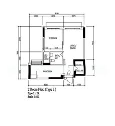 Blk 413B Waterfront I @ Northshore (Punggol), HDB 2 Rooms #621670101